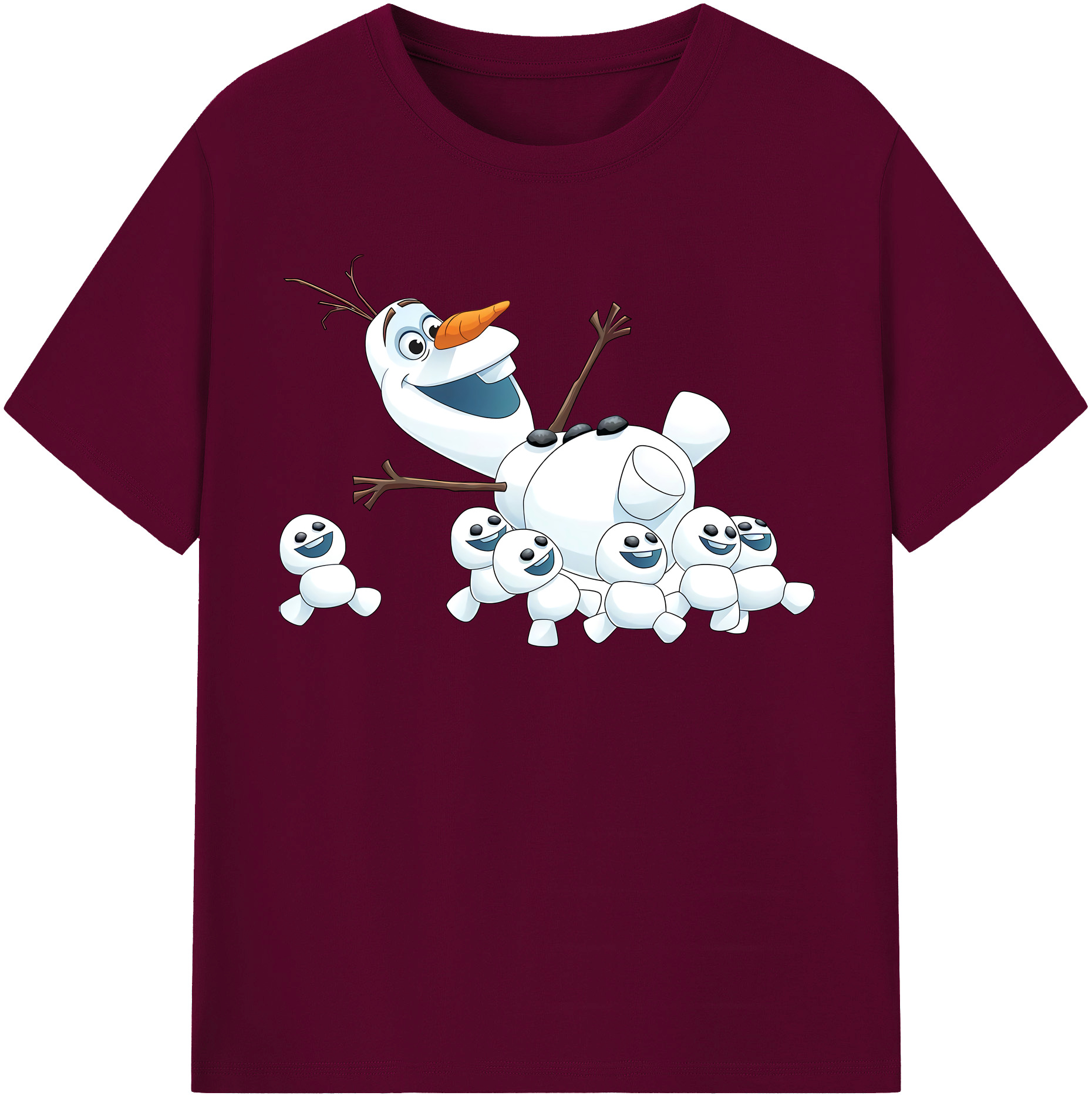（画像用） アナと雪の女王 アンナ エルサ Frozen Anna Elsa レディースカジュアルプリントTシャツ（綿100％）